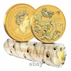 2024 Australia Perth Mint Lunar Dragon 1/10 oz Gold Coin