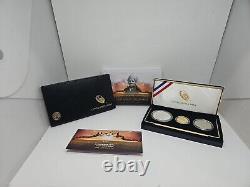 2024 Harriet Tubman Commemorative Coin 3- Coin Proof Set OGP COA 24CR