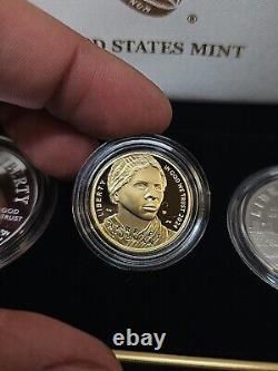 2024 Harriet Tubman Commemorative Coin 3- Coin Proof Set OGP COA 24CR