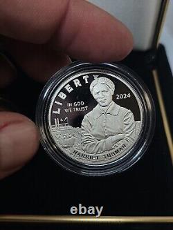 2024 Harriet Tubman Commemorative Coin 3- Coin Proof Set OGP COA 24CR