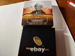 2024 Harriet Tubman Commemorative GOLD UNC Coin Box & CoA