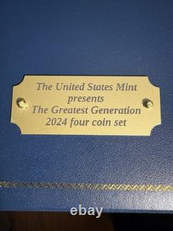 2024 US Mint's Greatest Generation Commemorative Coin Program