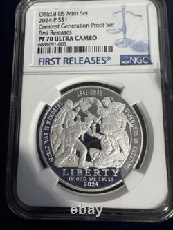 2024 US Mint's Greatest Generation Commemorative Coin Program