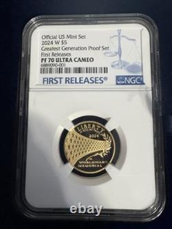 2024 US Mint's Greatest Generation Commemorative Coin Program