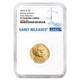 2024-w $5 Proof Harriet Tubman Gold Coin Ngc Pf70uc Er Blue Label