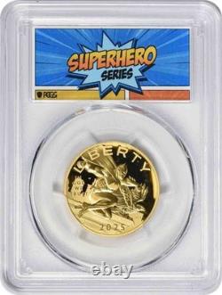 2025-W $50 DC Comics Batman 1/2 oz Au Gold Coin PR69DCAM First Strike PCGS