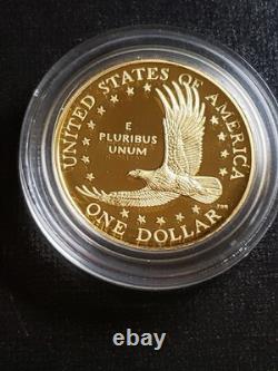 2025 W Gold Sacagawea Dollar 24K 1/2oz Gold Proof Coin. Only 7500 Minted. Sold Out
