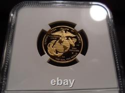 2025-W PF70 UC $5 U. S. Marine Corps 250th Anniversary NGC Certified Mint Perfect