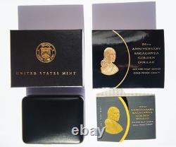 2025-W Sacagawea $1 Gold PCGS PR70DCAM First Strike 25th Anniv Box & Papers