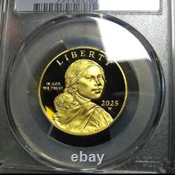 2025-W Sacagawea GOLD Dollar 25th Anniversary First Release PCGS Proof 69 #384C