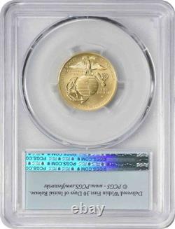 2025-W U. S. Marine Corps USMC 250th Anniversary $5 Gold MS70 FS PCGS