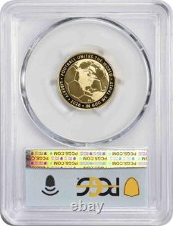 2026-W FIFA World CupT Au Commemorative $5 Gold PR70DCAM First Day of Issue PCGS