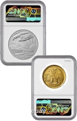 2026-W Gold Walking Liberty Half & Silver Medal Set FDI NGC SP70 Harrigal