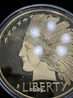 24K Gold-dipped Commemorative Medals From The American Mint With Collection Box