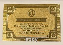 24k Gold Commemorative Avatar Coin Set. Only 10 Made
