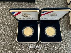 2- 2003- W-$10 Proof Gold Coins First Flight Centennial Commemorative