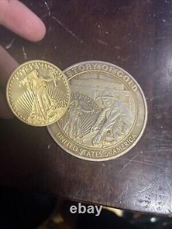 2 Coins -American Mint U. S Gold Bullion Depository COMMEMORATIVE COIN Kentucky