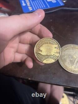 2 Coins -American Mint U. S Gold Bullion Depository COMMEMORATIVE COIN Kentucky