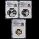 3 Coin Set 2025-w Proof $5 $1 50c Us Marine Corps Gold Silver Ngc Pf70 Fdi %