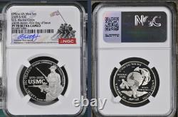 3 Coin Set 2025-W Proof $5 $1 50c US Marine Corps Gold Silver NGC PF70 FDI %