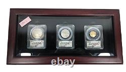 3 Piece Baseball HOF PCGS PR70 Signed Pete Rose Gold Silver Clad Half Coin