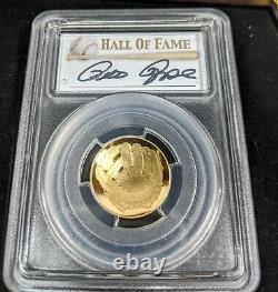 3 Piece Baseball HOF PCGS PR70 Signed Pete Rose Gold Silver Clad Half Coin