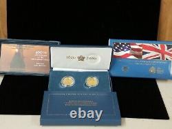400th Anniversary of Mayflower Voyage, 2 Gold Coins Proof Set #5308A