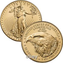 American Gold Eagle 1 oz $50 PCGS MS70 Random Date and Label