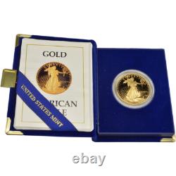 American Gold Eagle Proof 1 oz $50 Coin in OGP Random Date