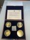 American Mint Charters Of Freedom Set Commemorative 70mm Coins 24k Plated
