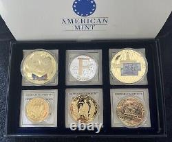 American Mint PRESIDENTIAL Commemorative Gold Coin Set 11 NEW US MINT COINS