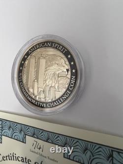 American Spirit Commemorative Coin, We Will Never Forget 24k Only 5000 Minted