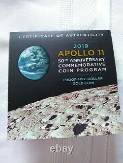 Apollo 11 50th anniversary gold coin