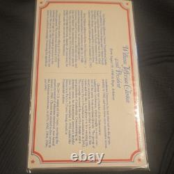 Bill Clinton Gold Commemorative Coin Cover 1995 US Politics Presidents