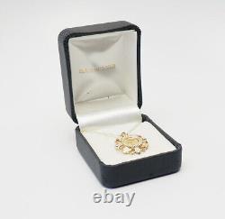 Black Hills Gold commemorative 10k gold coin sterling silver setting necklace