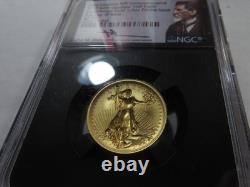 C6 USA 2022 GOLD 1/2 Oz. Saint Gaudens' Half Eagle Super Incuse FDI NGC SP-70