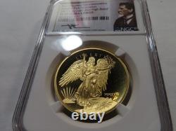 C8 USA 2017 GOLD 1 Oz Saint-Gaudens Winded Liberty UHR NPF Commem NGC PF-70 UCAM