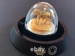 CANADA 2020 The Musical Ride 10 oz. Pure Silver Gold-Plated Sculpture Coin