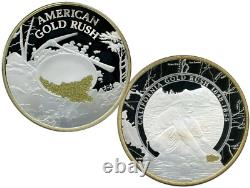 California Gold Rush Jumbo Commemorative Medal Coin Proof $199.95