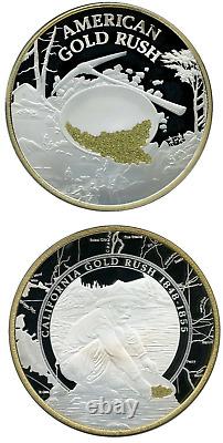 California Gold Rush Jumbo Commemorative Medal Coin Proof $199.95