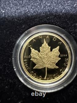 Canada 1989 Commemorative Maple Set 1/10th Gold, 1/10th Platinum & 1 oz Silver