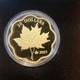 Cdn 2021 Silver $20 Gold Plated, Scalloped Edge Coin In Wooden Box