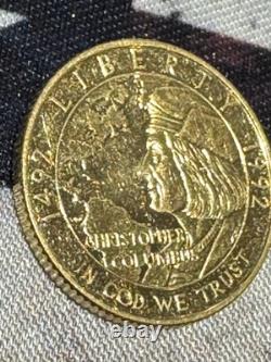 Christopher Columbus Quincentenary Commemorative 1992 W Proof Gold $5