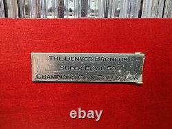 Denver Broncos Super Bowl 50 Champions Commemorative Gold Coin Set Rare Complete