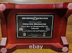 Denver Broncos Super Bowl 50 Champions Commemorative Gold Coin Set Rare Complete