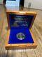 Disney World 50th Anniversary 24kt Gold Plated Commemorative Coin Le 4000