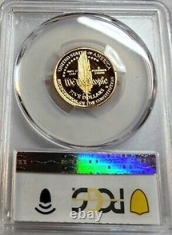 Exquisite 1987-W Constitution $5 Gold Proof Commemorative PR70DCAM PCGS