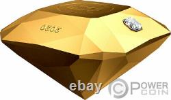 FOREVERMARK DIAMOND 3D Shaped Gold Coin 500$ Canada 2020