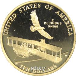 First Flight Centennial Commemorative 2003 W Proof Gold $10 Coin