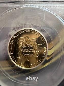 GOLD 1991-W Mount Rushmore Commemorative $5 Gold PR69DCAM PCGS